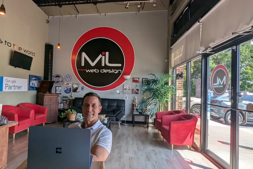 John at the Make It Loud office lobby in Buford, Georgia