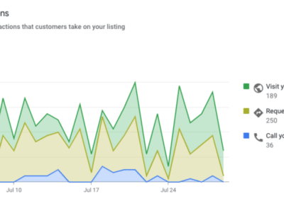 analytics from Google My Business optimization