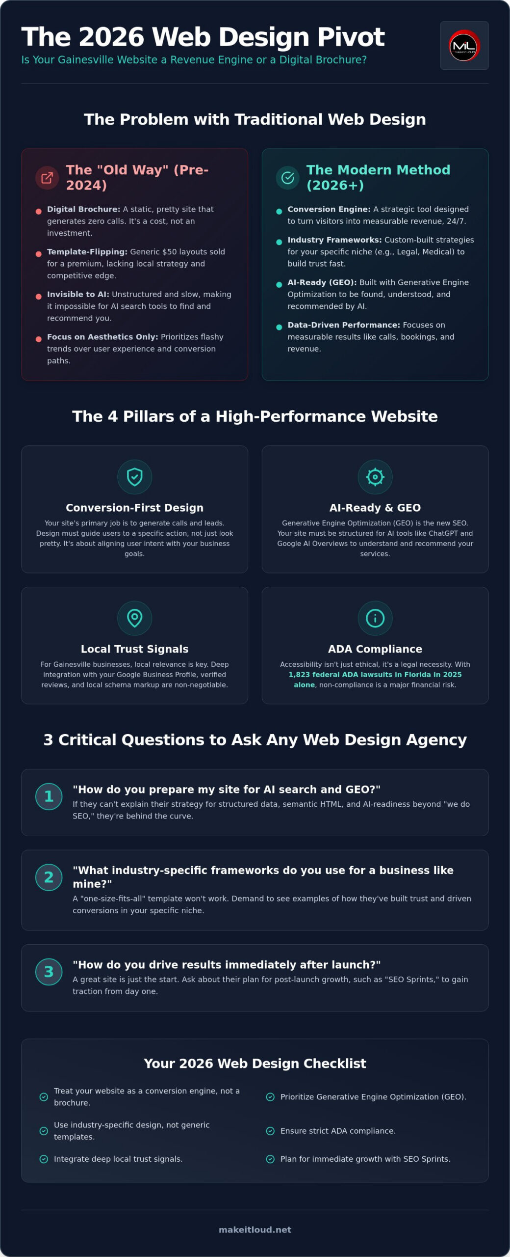 Gainesville Web Design: 5 Examples of High-Conversion Sites for 2026